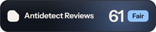 Linken Sphere: 61 of 100 on Antidetect Reviews