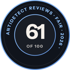 Linken Sphere: 61 of 100 on Antidetect Reviews