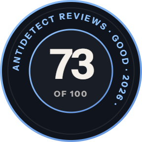 Multilogin: 73 of 100 on Antidetect Reviews